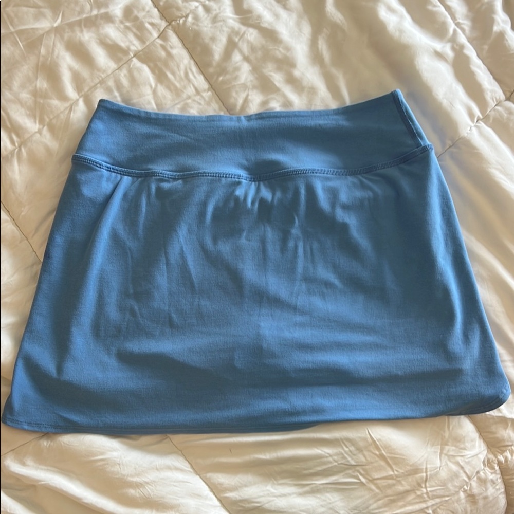 Beyond Yoga Spacedyed Blue Movement Skirt - M